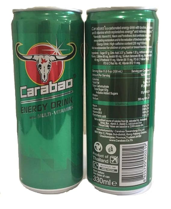 Carabao Energy Drink w/ Vitamins - 11fl oz (Pack of 1)