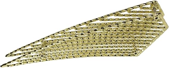 Square Twisted Frame Insert for 20" Lowrider Bike Frames, Gold