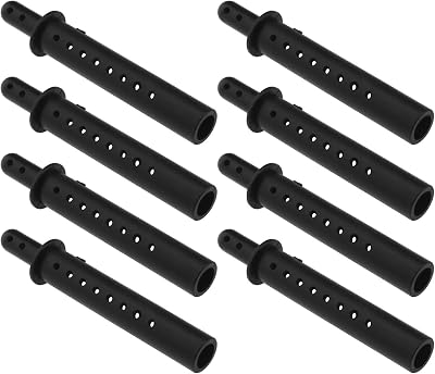 The Lord of the Tools 8PCS RC Body Post Extension Compatible with RC HSP 110 Model Car RC Car Body Post Replacement Parts Plastic, Black