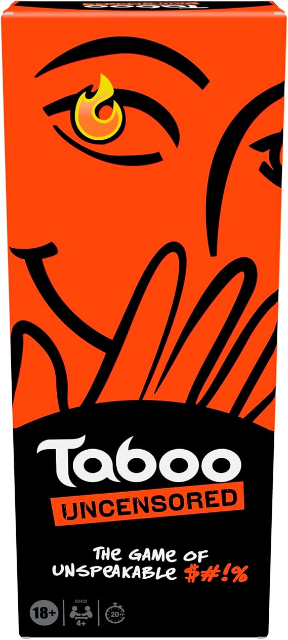 Taboo Sansürsüz Tabu Parti Oyunu | Sadece Yetişkinlere Özel | İngilizce Versiyonu | 18 Yaş ve Üzeri | 4+ Oyuncu | Yaklaşık 20 Dakika | Yetişkinler İçin Grup Oyunu