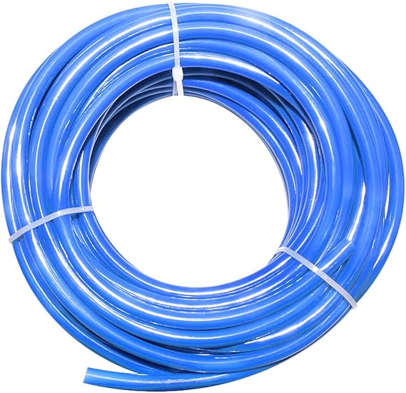 Pneumatic 6mm x 4mm Tubing 32.8Ft PU Air Tube Hose Pipe for Air Line or Water Transfer (Blue)