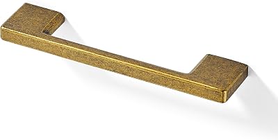 TUNNY 10 Pack Classic Cabinet Handles-376mm Screw Spacing Antique Brass Furniture Hardware Handles for Kitchen Cabinets Bedroom Cabinet Pull