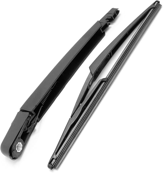 Rear Windscreen Wiper and Blades Arm Set, Rear Wiper Arm, Replacement for Nissan Qashqai J10 J11 2006-2019, Replacement for Dualis J10 2006-2013