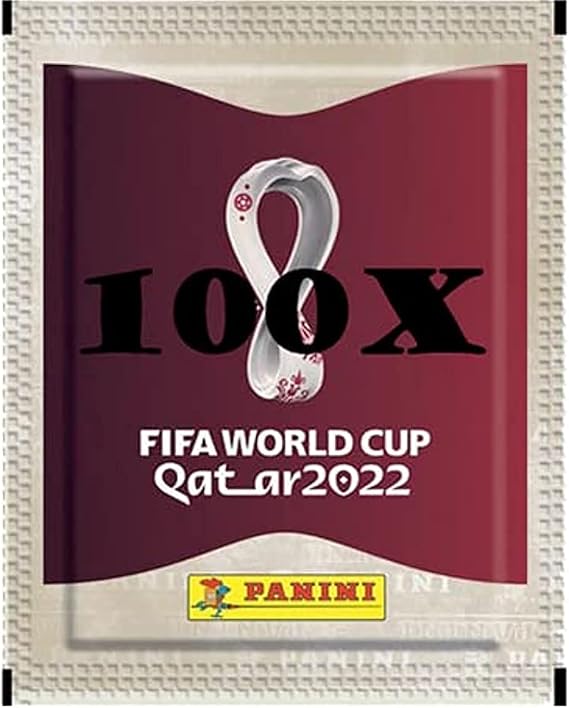 Panini FIFA World Cup Qatar 2022 Série oficial de adesivos 100 x sacos para adesivos