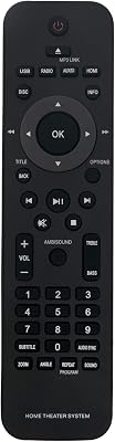 996510026446 Replacement Remote Control fit for Philips Home Theater HTS6120 HTS612037