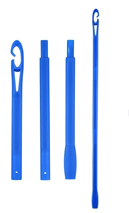 22 Inch Hair Curlers Hook Heatless Curls Hook Hair Curlers Styling (Blue)
