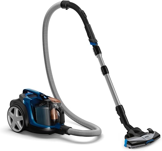 PHILIPS PowerPro Max Torbasız Elektrikli Süpürge - 900W, PowerCyclone 8, Alerji Kilidi, HEPA 13 Filtre, TriActive+ Başlık, Dijital Güç Kontrolü (FC9749/07)