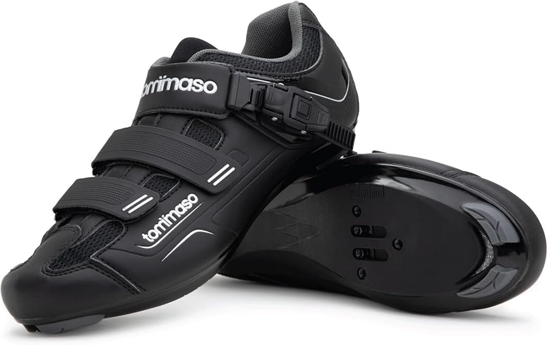 Tommaso Strada Mens SPD & Peloton Shoes2 in 1 Cycling ShoesInstall Your Own Delta or SPD Cleats for Spin Bikes, Indoor Cycles or Most Mens BicyclesExplore Bike Accessories