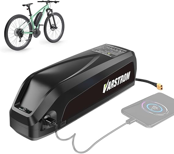 Ebike Battery - Lithium Battery with USB Port for 0-1500W Ebike Conversion Kit,Compatible with Bafang Mid Drive Kit and Other Hub Motor