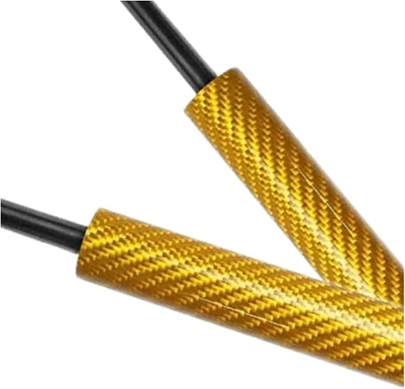 1 Set Compatible With Maxus T60 Compatible With LDV T60 2016-present Front Hood Bonnet Modify Lift Support Damper Shock Absorber Prop Rods(Yellow Carbon Fiber)