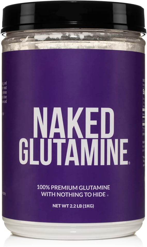 Pure L-Glutamine Made in the USA - 200 Servings - 1,000g, 2.2lb Bulk, Vegan, Non-GMO, Gluten and Soy Free. Minimize Muscle Breakdown & Improve Protein Synthesis. No Additives