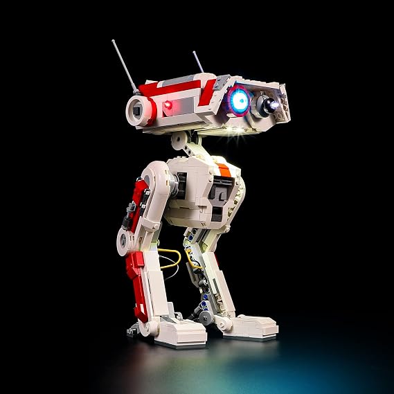 BRIKSMAX 2.0 LED Light Kit Compatible with LEGO Star Wars BD-1 75335, for Star Wars Fans and Collectors, Hidden Wire Design to Enhance Display and Highlight Iconic Details(NO LEGO)