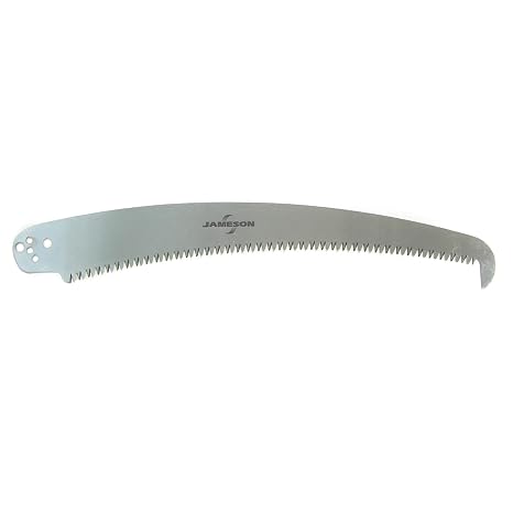 BarracudaTM 13" Tri-Cut Saw Blade with Hook Hard-Chrome Plated Arborist Pole Saw Blade