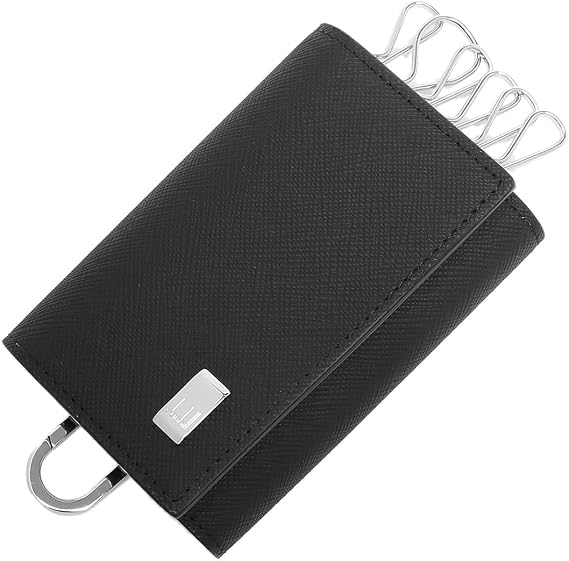 Dunhill 22R2P14PS001R Plain Key Case, Black, Men's, Black