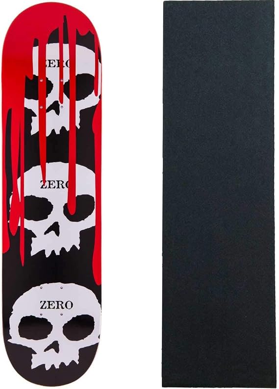 Deck 3 Skulls with Blood 8.0" with Grip