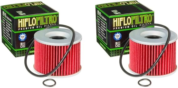 Twin Pack Oil Filter Compatible with Kawasaki 650 Z B1-B3 (KZ) 1977 1978 1979