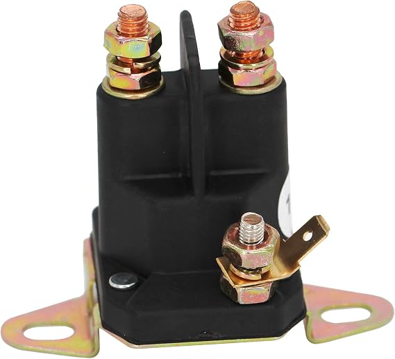 YIXIN 12V Starter Solenoid Relay Compatible with Trombetta Bobcat John Deere Snapper MTD 48035A AM103290 Murray 24285 424285 Lawn Mower