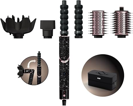 Shark FlexStyle Sparkle Limited Edition 5-in-1 Hair Styler Black Diamond