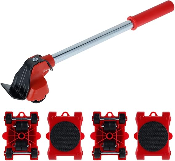 Heavy Duty Furniture Lifting Tool, 13" Small Furniture Lift Mover, Transport Lifter Sliders Roller Moving Device, for Refrigerator,Sofa,Cabinet