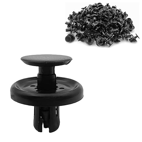 ANTS PART 100pcs Bumper Engine Under Cover Push-Type Retainer Clips, Nylon | 90467-07201, for Toyota Lexus 4Runner Avalon Camry Corolla Highlander Matrix RAV4 Sequoia Tundra