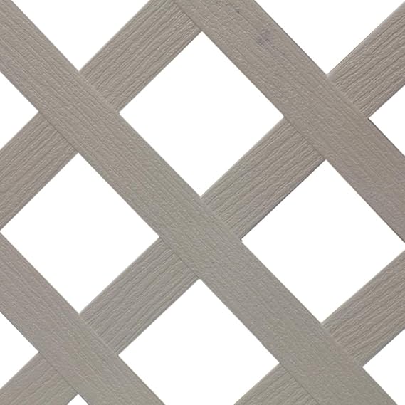 White Plastic Lattice Fence (48 in.) for Use with Fanta-Sea Pools | Single Pack
