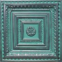 Brilliance Silver/Patina (24x24" PVC 20 mil) Ceiling Tile - Drop in Grid or Staple/Glue Application