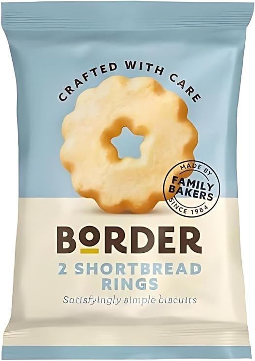 20 x Borders Biscuits Shortbread Buttery - Shortbread Cookies (2 Biscuits Per Pack)