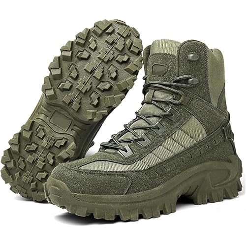 Zenfaze Orthopedic Anti Puncture Work Boots, Orthopedic Boots for Men, Handcrafted Waterproof Slip On Hiking Shoes Sneakers