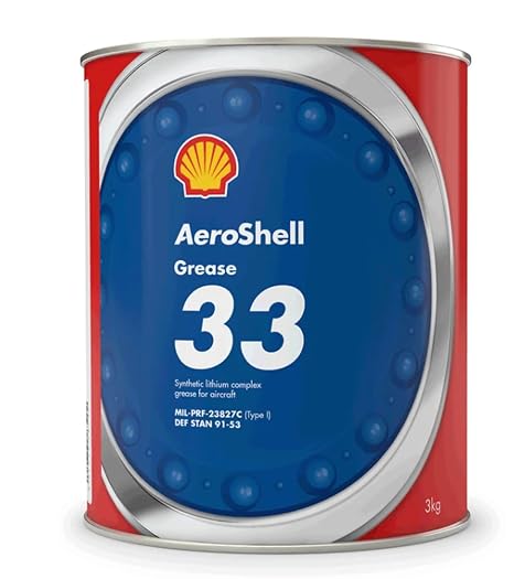 AeroShell Grease 33 Lithium Airframe Grease | MIL-PRF-23827| BMS3-33 - 6.6 lbs Can