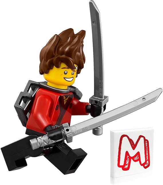 LEGO Ninjago Movie - Kai Minifigure (with Spiked Hair and Display stand) 70629