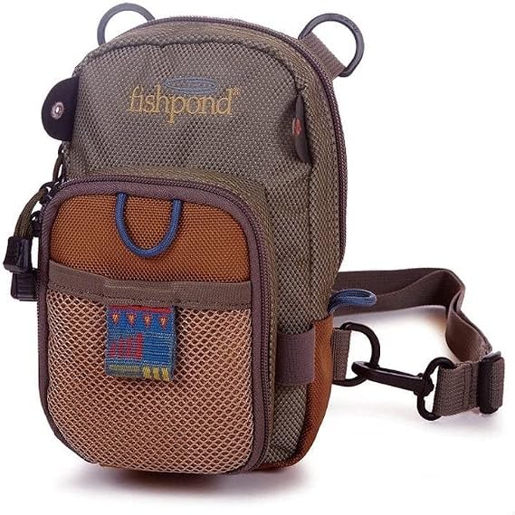 Fishpond: San Juan Vertical Chest Pack, Sand/Saddle Brown