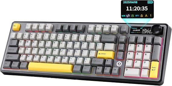 AJAZZ AK980 Wireless Mechanical Keyboard(Black,Murad Switch)