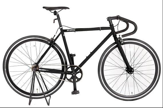 Fixed Gear Bike PISTO Chromoly Frame, Durability, 700C, Lightweight, Road Bicycle, Simple, Fixed Gear⇔Free Gear Free Conversion, Brake Included