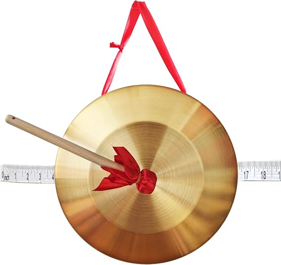 Diameter 12.6 inch(32cm) Gong Instrument,Chinese Traditional,copper alloy