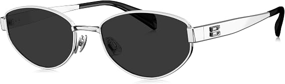 BOLON Unisex Full Titanium Oval Retro UV400 Sunglasses BX7002 Cay 57mm | Exclusive Eyewear Brand of EssilorLuxottica, Iconic Lightness Bold Silhouettes from BOLON