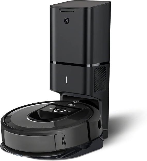 iRobot Roomba Combo i8+ Self-Emptying Robot Vacuum and Mop - Simultaneously Vacuum and Mop Hard Floors, Clean by Room with Smart Mapping, Works with Alexa