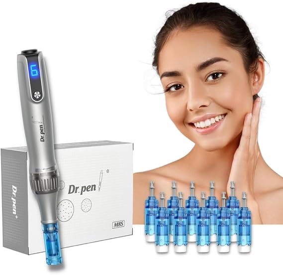 Dr. Pen M8S Microneedle Pen with 10 Pcs cartridges- 18pinx5+36pinx3+42pinx2