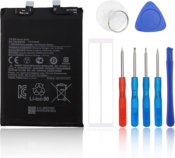 Replacement Battery BM4Q BN5E Compatible with Red-mi Note 11E Pro/Note 11 Pro 5G /Poco X4 Pro 5G with Tools