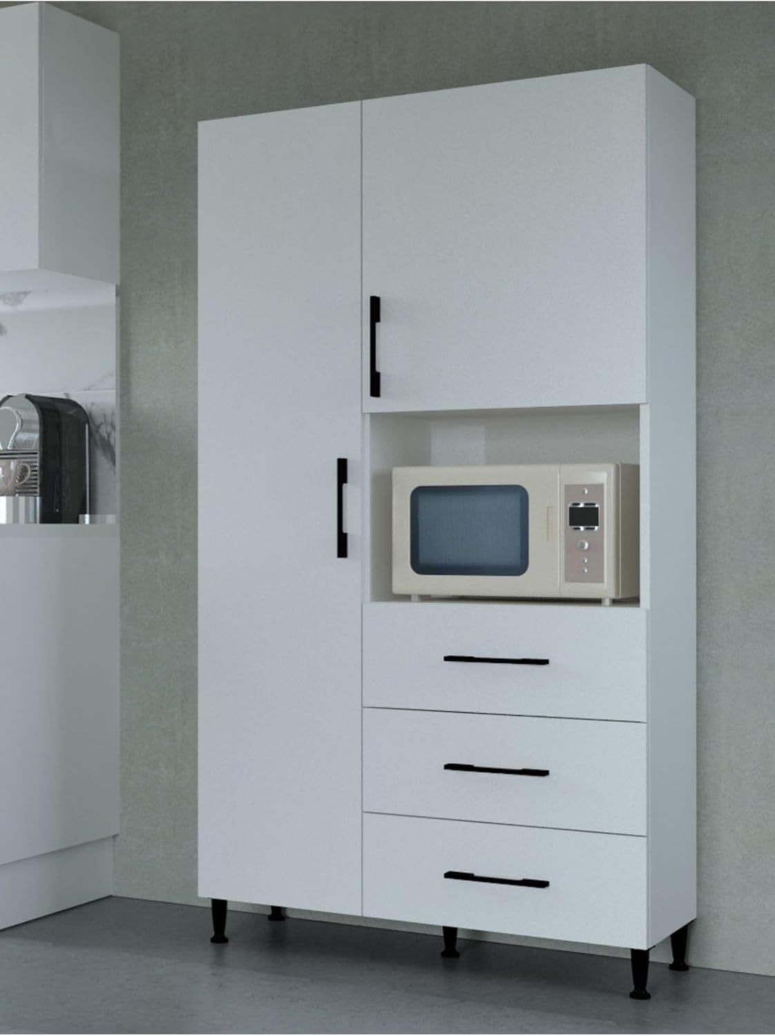 Çok Amaçlı%100 Mdf Mutfak Mikrodalga Fırın Dolabı