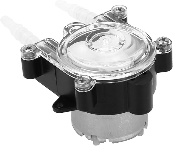 DC 6V Miniature Dosing Pump Peristaltic Hose Pump for Lab Aquarium Chemical Analysis(3 * 5mm)