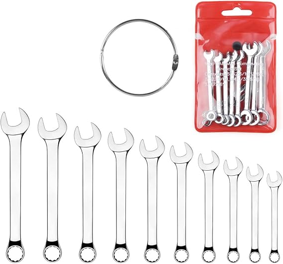 Mini Wrench Equipment, Combination Spanner, Small Key Set, Metric and SAE (SAE) No