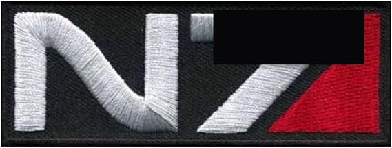 N Mass Eff. Embroidered 3.5 Hook Fastener Patch