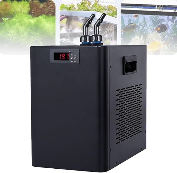 Ice Bath Water Chiller,Aquarium Water Chiller,Cooler Cooling Adjustable,5-40℃ Constant Temperature Device,Rapid Cooling Compressor,For Hydroponics/Aquatic Life/Fish Tanks 160L