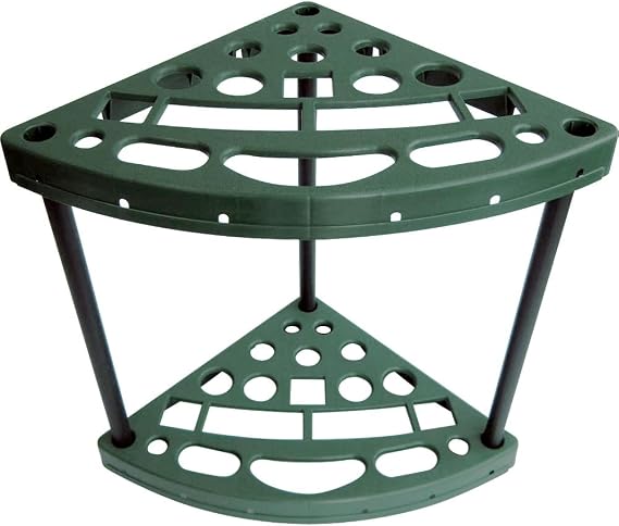 Garden Tool Organizer - Corner Storage Rack that Holds 18 Yard Tools and Broom Holder - Garage Organizers and Storage by Sto-Away