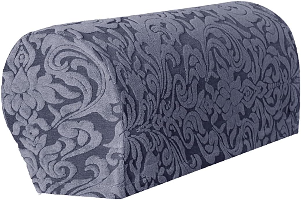 OWOW Recliner Chair Furniture Covers Universal Elastic Sofa Cover Sofa Side Towel for Family Living Room Office Sofa Covers 2Pcs Sofa Armrest Cover,Grey