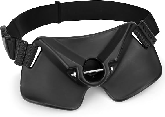 SANLIKE Fishing Fighting Belt, Adjustable Rod Holder Waist Gym Girdle Black