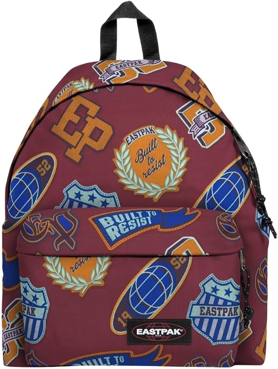 EASTPAK Padded PAK'R Backpack, 24 L, Clash Burgundy (Red), Clash Burgundy, Einheitsgroe, PADDED PAK'R