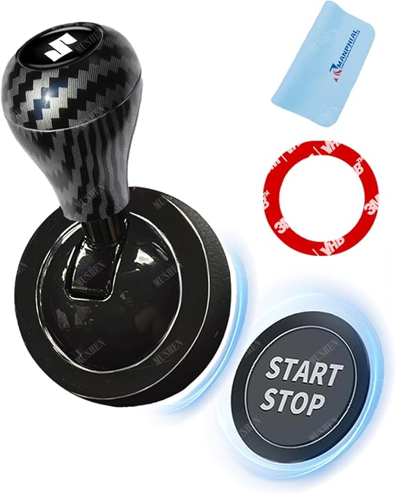 Car Engine Start Button, One Click Start Button, Joystick, Fun, Car, Push Start Lever, Start Button, Auto Ignition Button Cover, Aftermarket Decorative Remodeling Accessory, Unique, Easy Installation