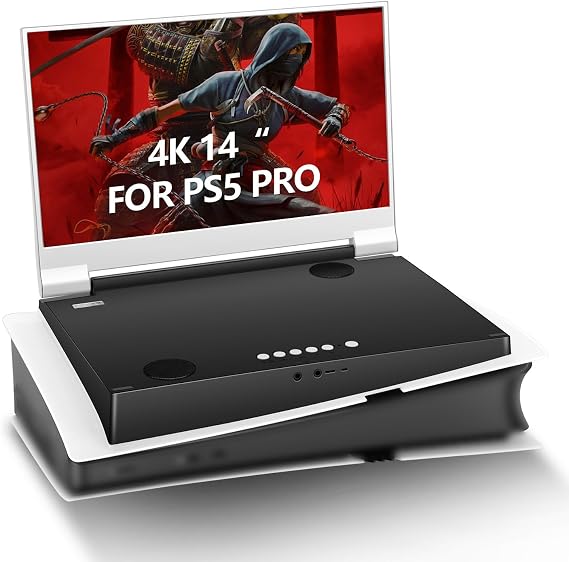 G-STORY 14" IPS 4K 60Hz Portable Gaming Monitor for PS5 Pro 2 HDMI FreeSync