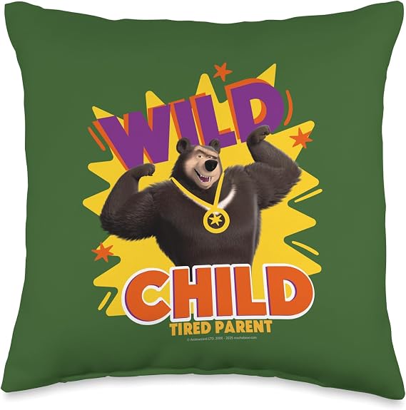Friends. Wild Child Throw Pillow